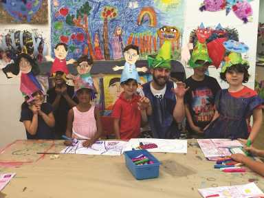 kids at art