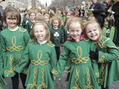 Irish eyes are smiling