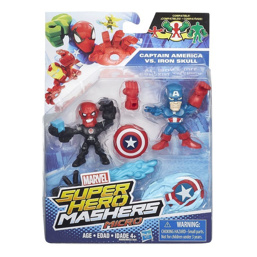 Marvel Super Hero Mashers Micro Spider-Man and Marvel’s Rhino 2 Pack