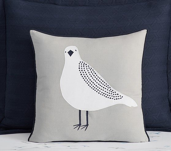 Monique Lhuillier Gull Decorative Pillow