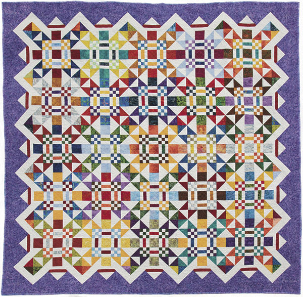 An old-fashioned quilting bee