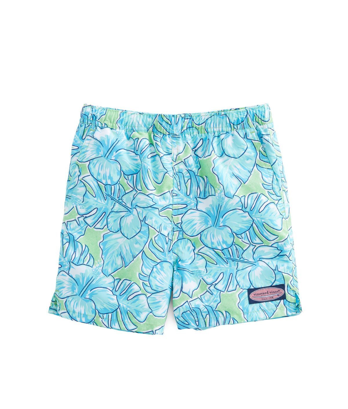 Vineyard Vines Boys Coastal Floral Chappy Trunks 