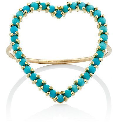 Jennifer Meyer Cutout-Heart Ring from Barney's