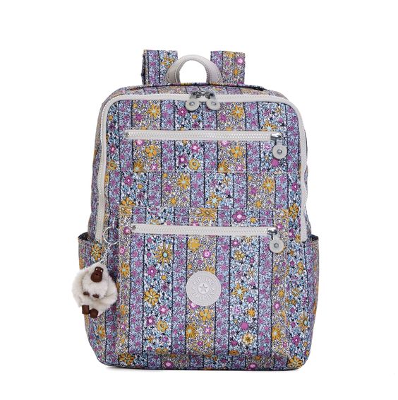 Kipling Caity Printed Backpack - Floral Chain