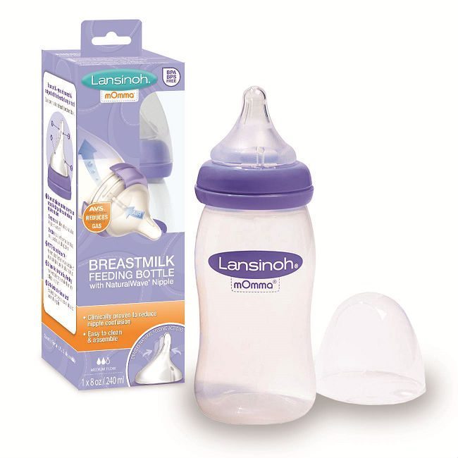 Lansinoh mOmma Bottle with NaturalWave Nipple