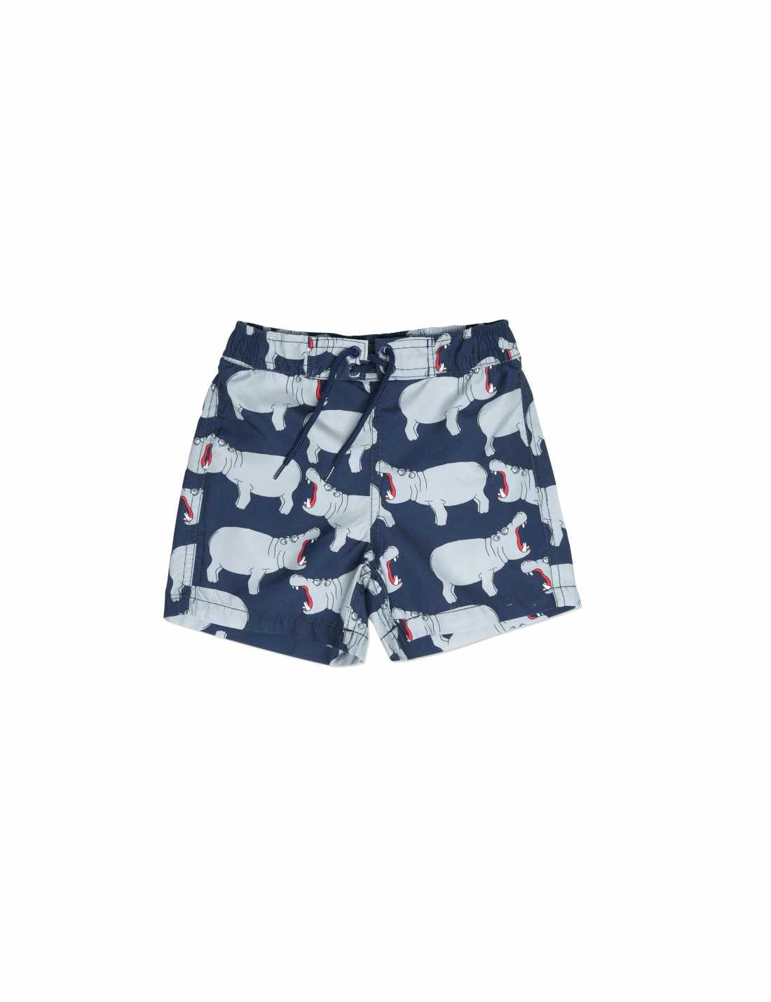 Mini Rodini Hippo Swim Shorts Grey