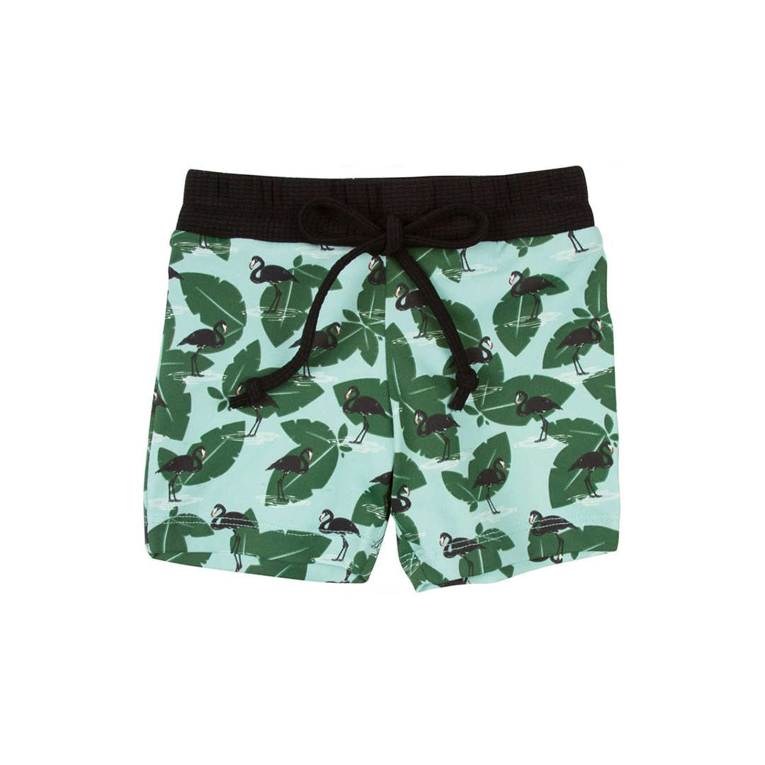Marysia Flamingo Print Kids Boy Shorts 