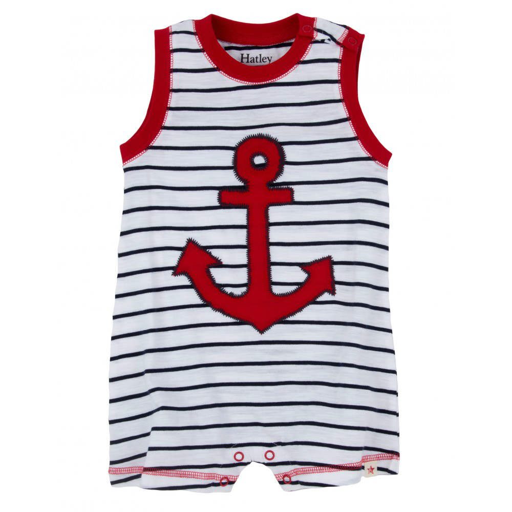 Hatley Retro Nautical Baby Boy Old Timey Romper