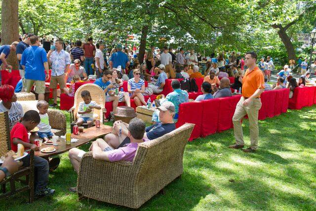 The Big Apple Barbecue Block Party in Madison Square Park