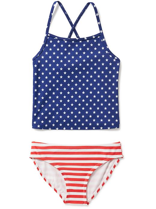 Old Navy Stars and Stripes Tankini for Girls 