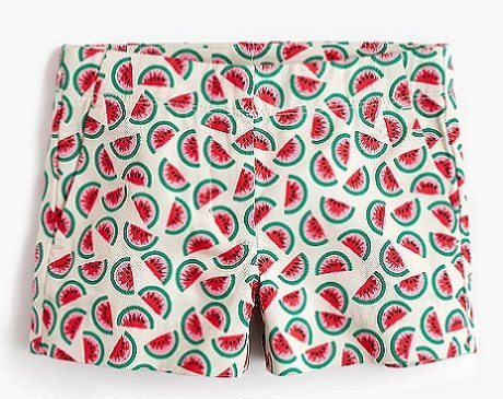 J.Crew Girls' Frankie Short in Mini Watermelon