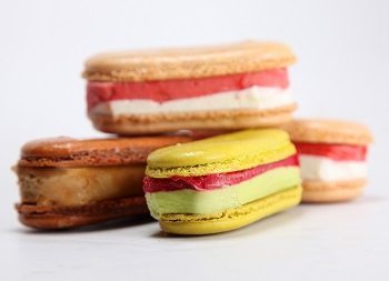 Macaron Ice Cream Sandwiches
