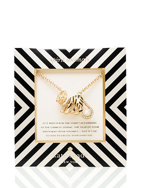 Kate Space New York Zodiac Spirit Animals Tiger Pendant 