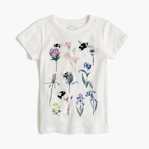 J.Crew for the Xerces Society Girls' Save the Bees T-shirt