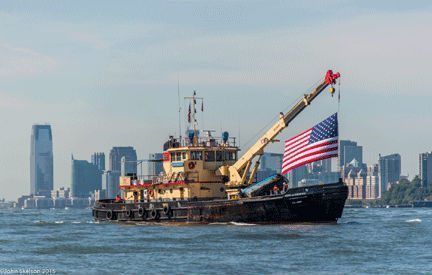 24th Annual Great North River Tugboat Race at Pier 83 in Hudson River Park