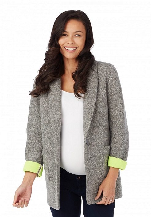 Modern Blazer with a Touch of Color: Rosie Pope
