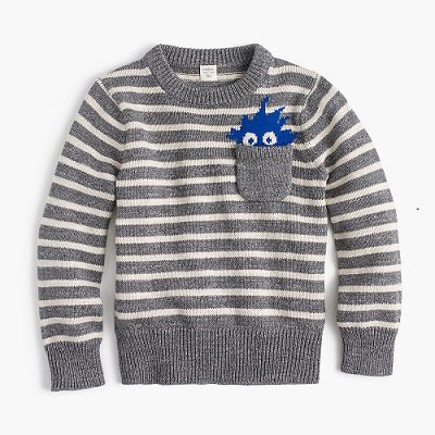 J.Crew Boys’ Max the Monster Crewneck Sweater