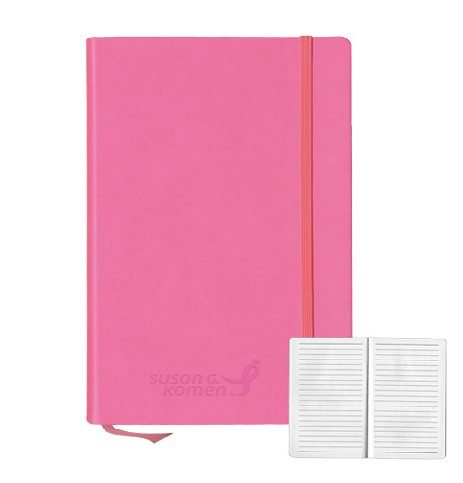Susan G. Komen Pink Neoskin Hard Cover Journal