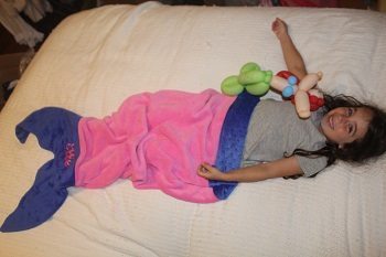 Chasing Fireflies Exclusive Back to School Sets: Blankie Tails Personalized Mermaid Sleep Sack 