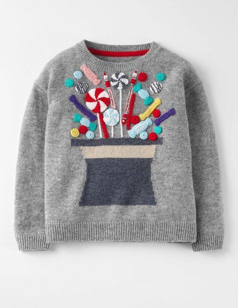 Mini Boden Boys' Wonka Hat Sweater