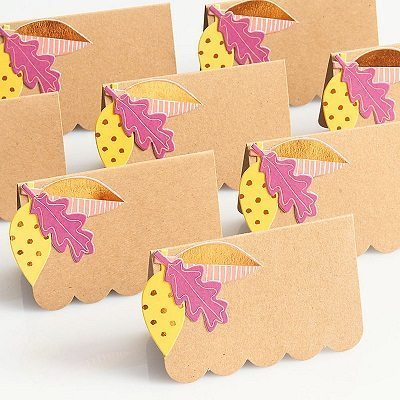 The Paper Source Leaves Place Cards