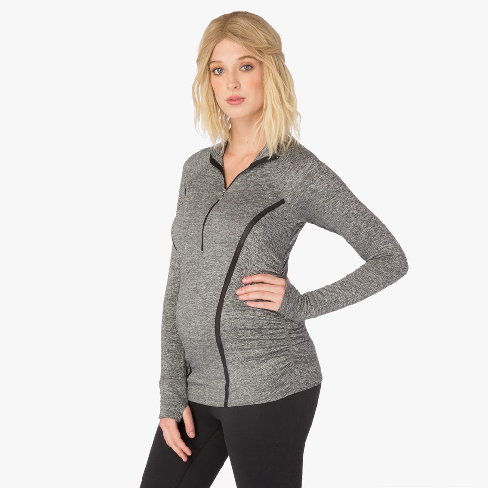 Beyond Yoga Along the Way Maternity Pullover 