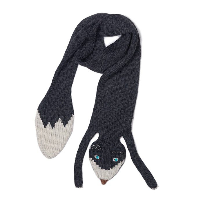 Oeuf NYC Ferret Scarf-Night/White-OS