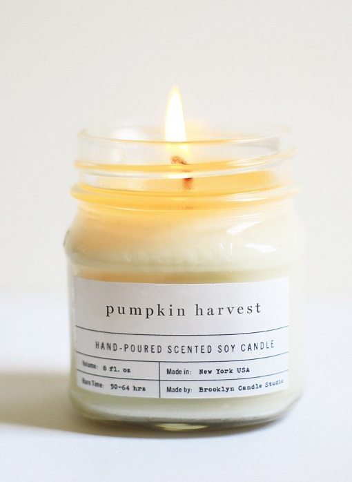Brooklyn Candle Studio Pumpkin Harvest Mason Jar Candle