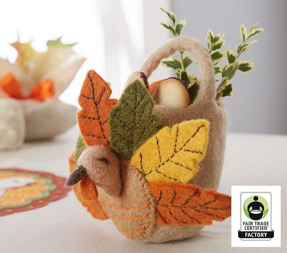 Pottery Barn Kids Turkey Treat Container