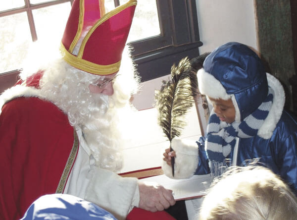 A visit from Sinterklaas: St. Nicholas and Dutch treats at Lefferts Historic House