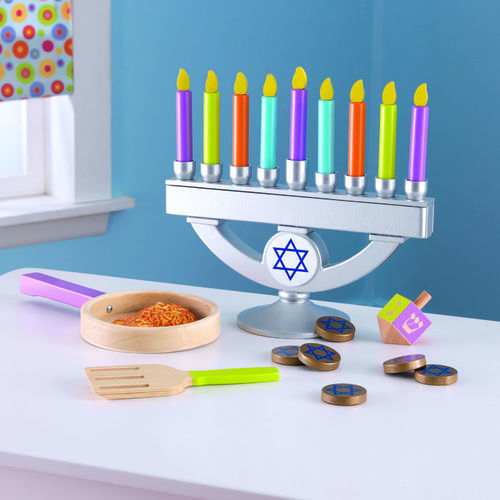 KidKraft Wooden Hanukkah Set for Kids from Brookstone