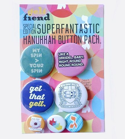 GeltFiend Superfantastic Hanukkah Button Pack