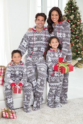 Pajamagram Hoodie-Footie Matching Family Loungewear