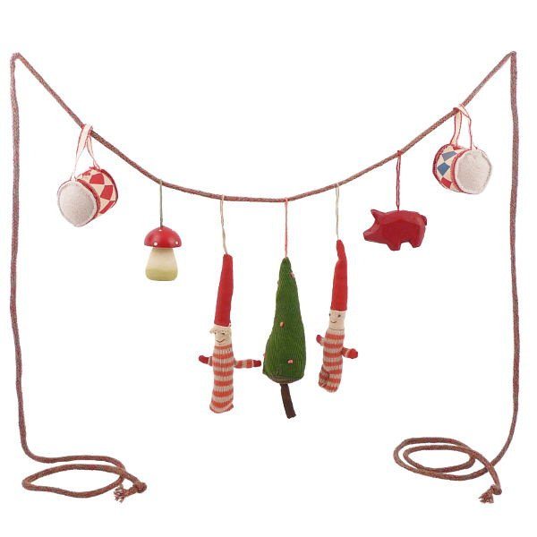 Maileg 7 Christmas Ornaments on String from My Sweet Muffin