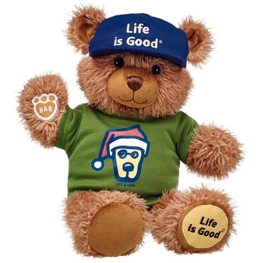 Life Is Good Build-A-Bear Holiday Rocket Teddy