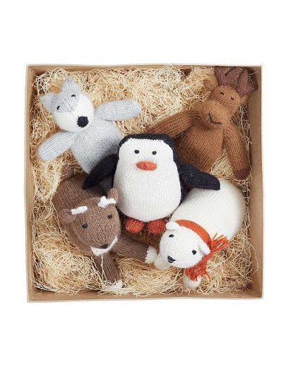 The Little Market Winter Animals Gift Box