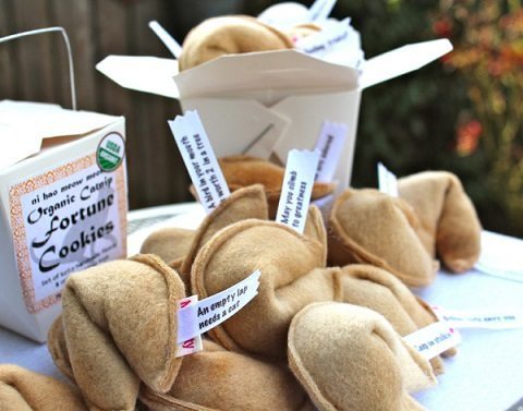 Miso Handmade Organic Catnip Fortune Cookies 