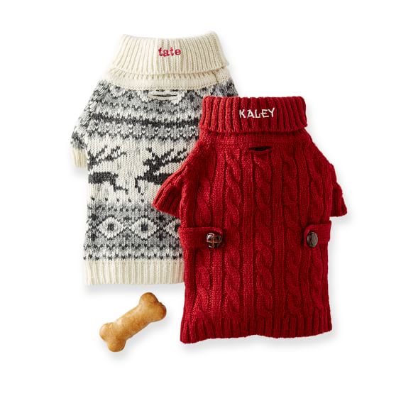 Mark and Graham Knit Dog Sweater