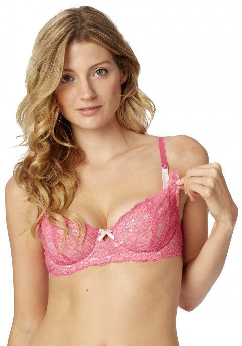 Rosie Pope Underwire Unlined Bra - Guava