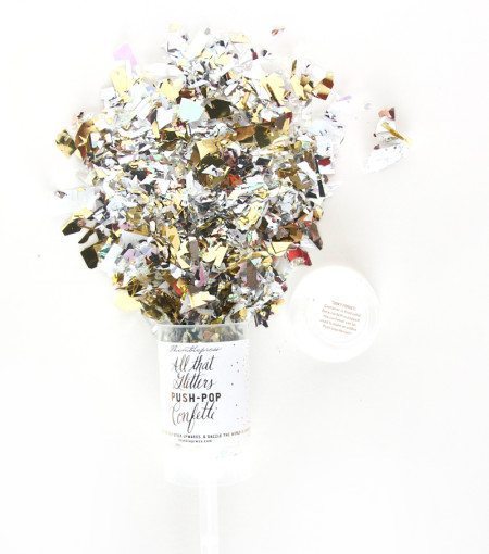 All That Glitters Push-Pop Confetti from the Pink Olive