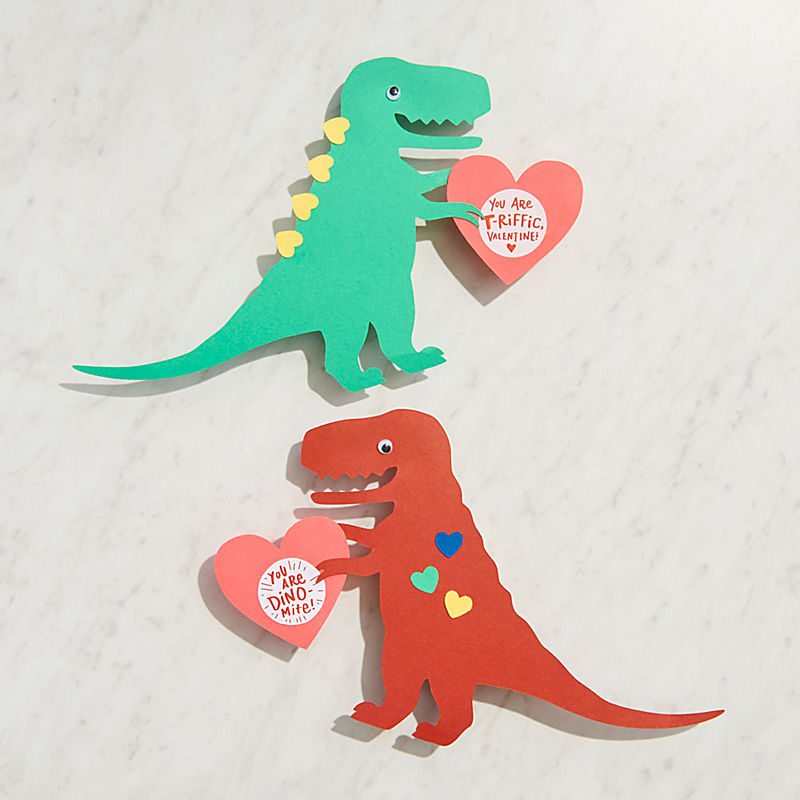 Dino-mite Valentine Craft Kit from the Paper Source