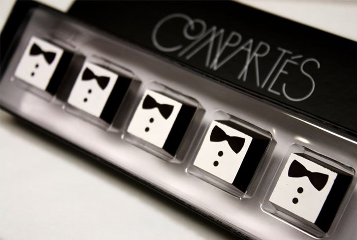 Compartes Vanilla Bean Tuxedo Truffles