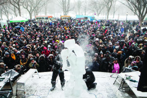 6th Annual Ice Festival at Central Park