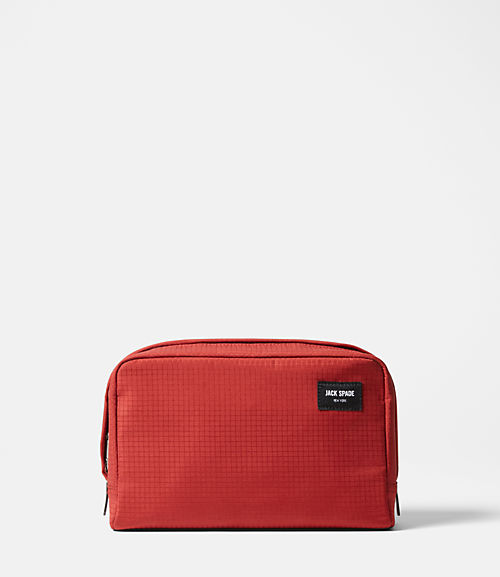 Jack Spade Solid Ripstop Slim Toiletry Kit