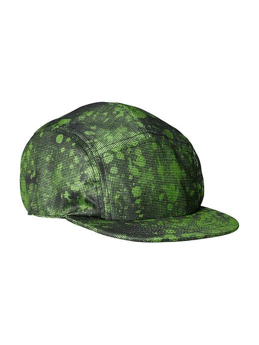 Old Navy 5-Paneled Performance Hat for Boys in Neon Spark