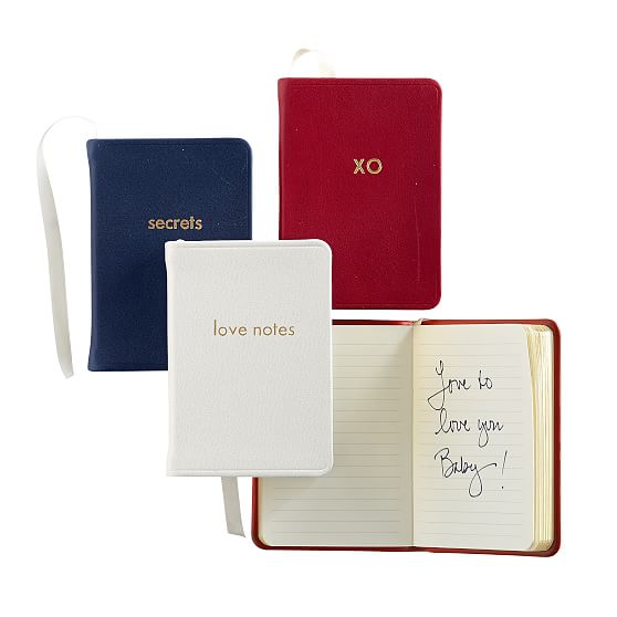 Mark and Graham Leather Love Notes Journal