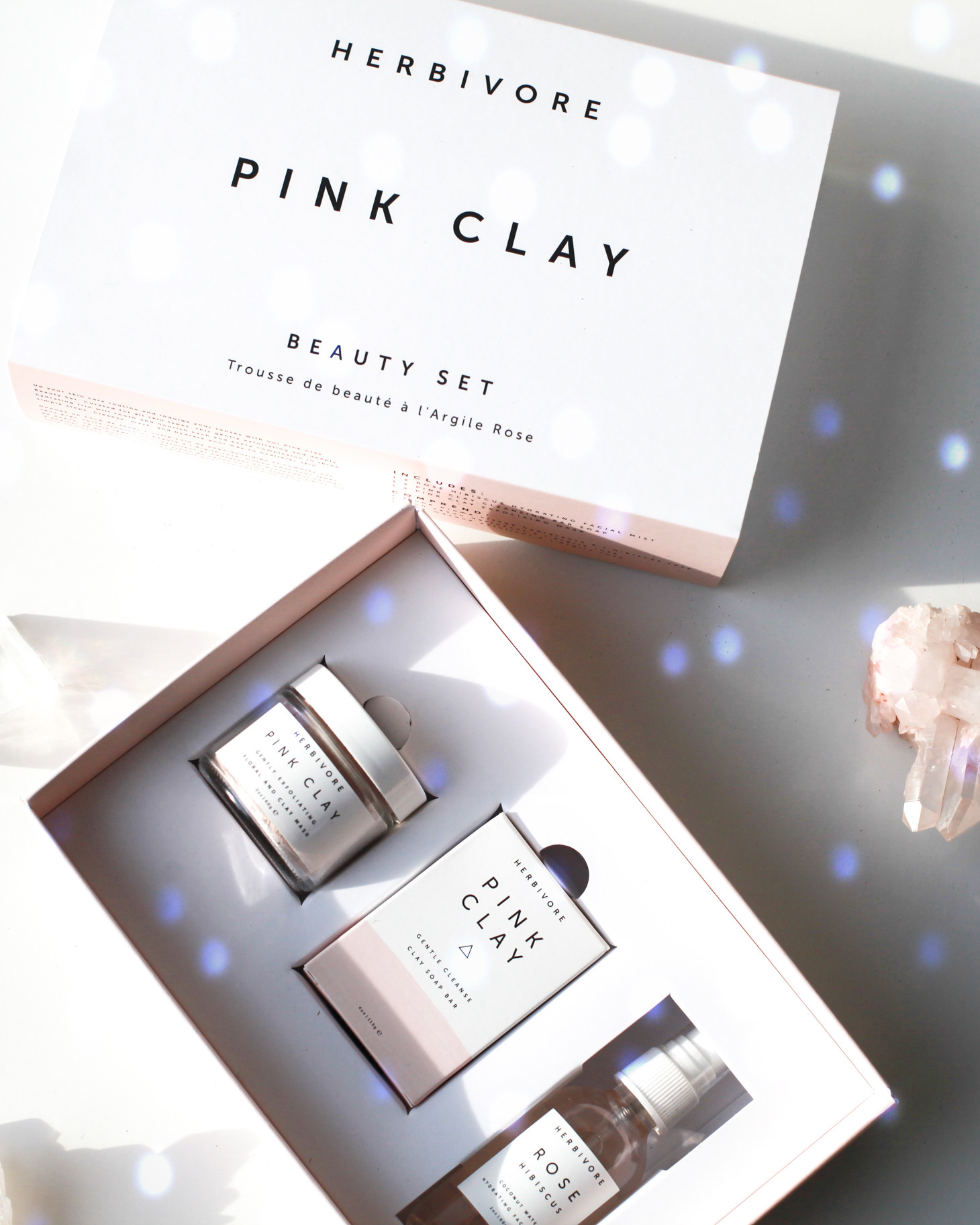 Pink Clay Beauty Set by Herbivore Botanicals