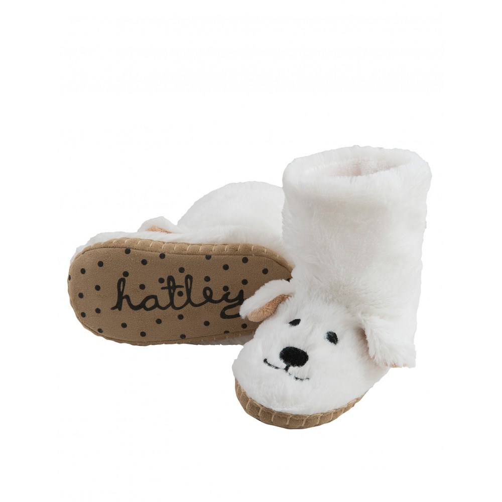 Hatley Polar Bear Kids' Slouch Slippers