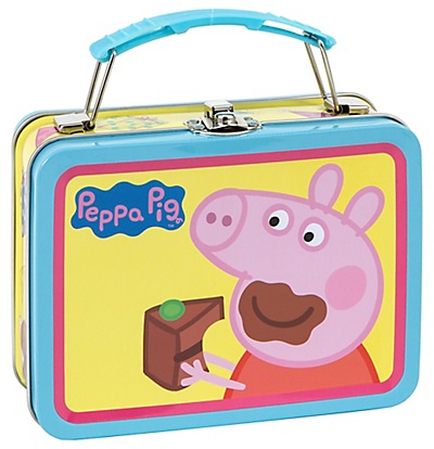 Mini Peppa Pig Tin Box from Party City