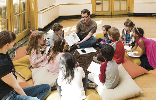 Philosophy for kids: Young philosophers talk with Simon Critchley at Brooklyn Public Library